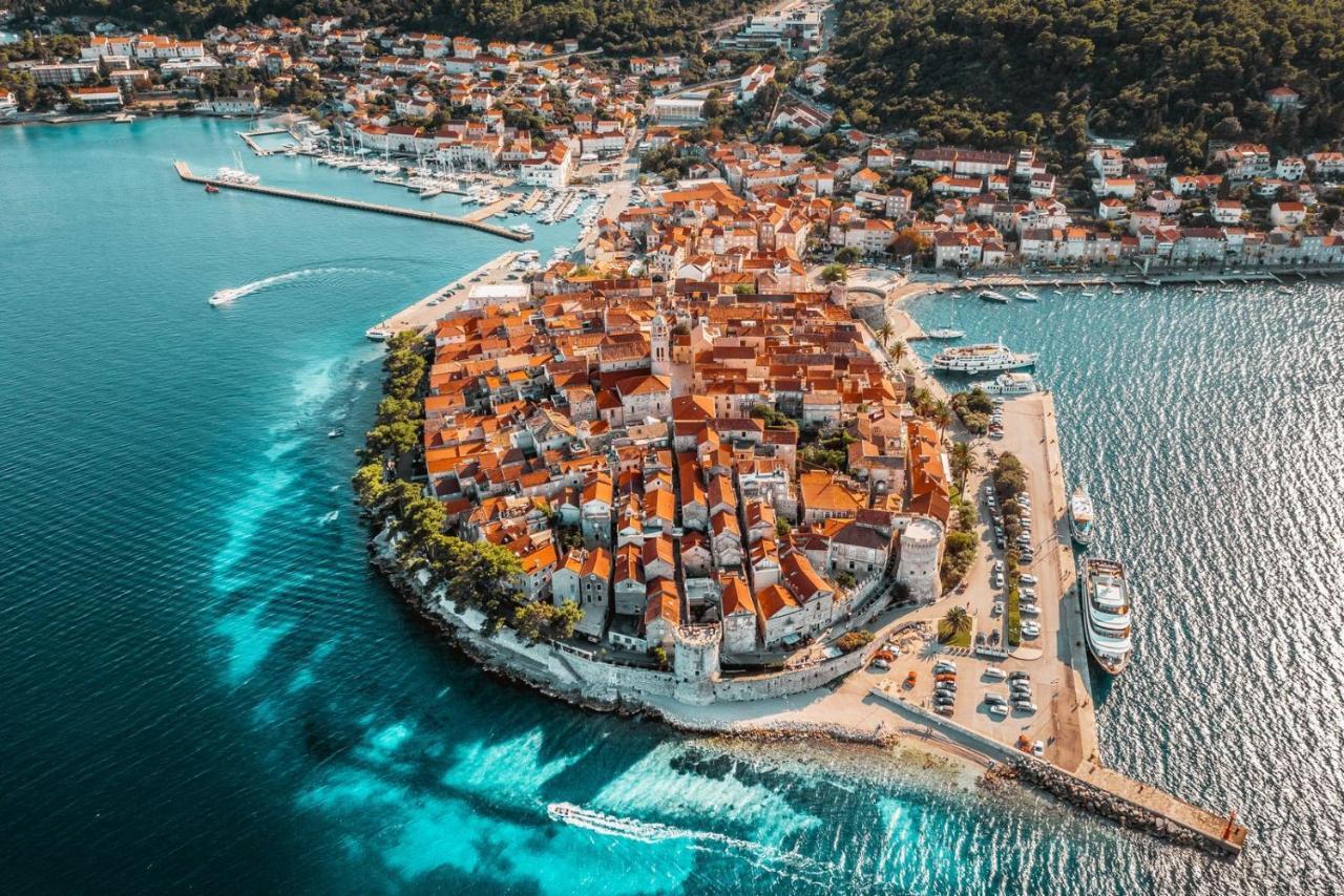 Spacious Apartment Amaros Korcula Town Exterior foto